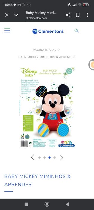 Baby Mickey Miminhos & Aprender