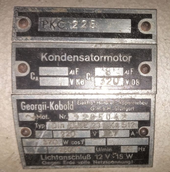 Maszyna Juki-Silnik Georgii-Kobolt 220v