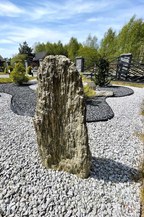 Grys granitowy szary kruszywo kamienie ozdobne kamień ogrodowy ziemia