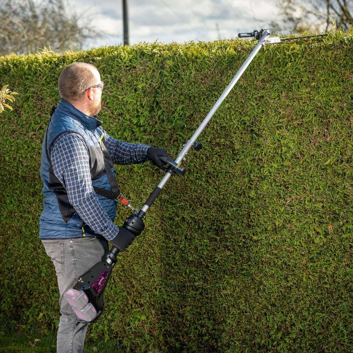 Акумуляторний багатофункціональний пристрій GO-GMG400BL тример/кущоріз