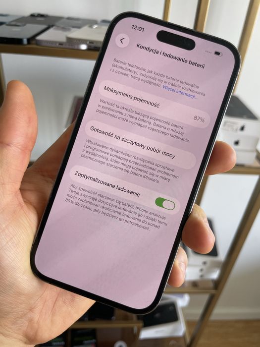 iPhone 14 Pro - Deep Purple - 128gb - 87% kondycji bat. - e-sim