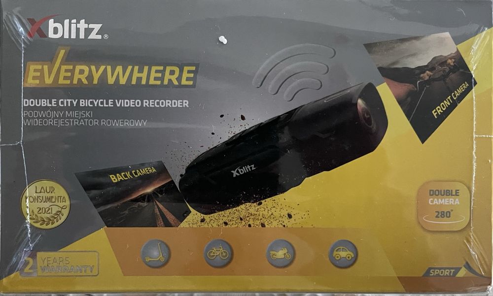 Xblitz Double Camera IPX6 nowa