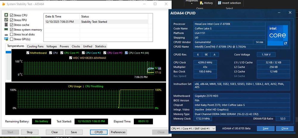 s1151v2 процесор Intel Core i7-8700K 4.7GHz 6ядер\12потоків. Trade-in