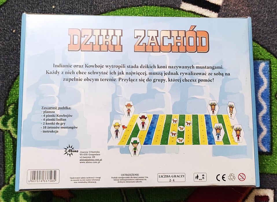 Gra planszowa Dziki zachód Albino