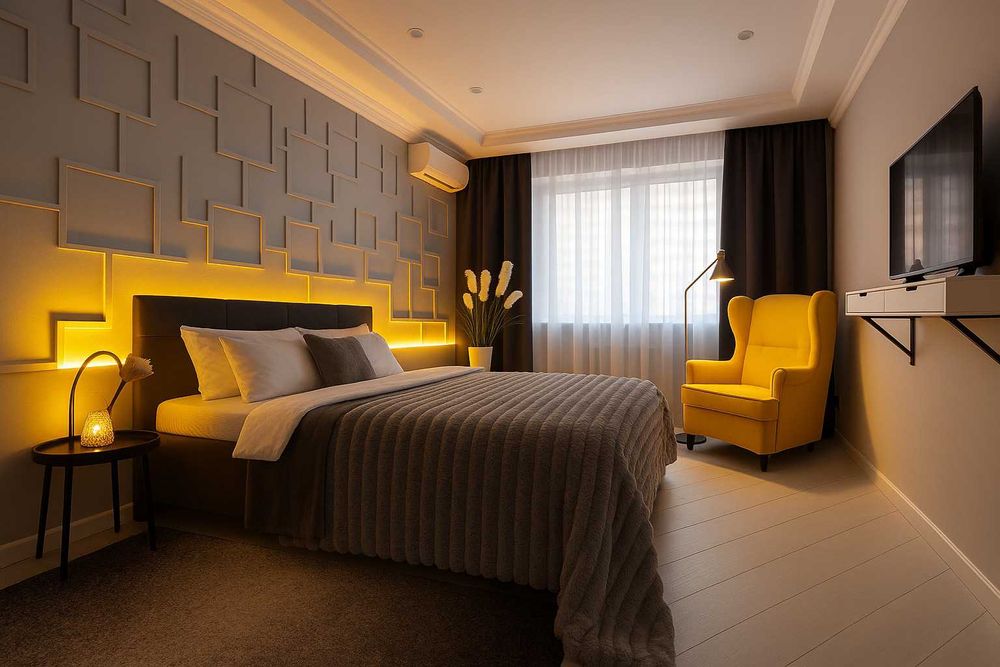 Современная квартира с 2 спальнями. Центр. Посуточно,почасово,подобово