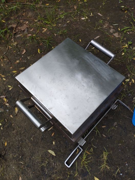 Мангал коптильня нержавейка