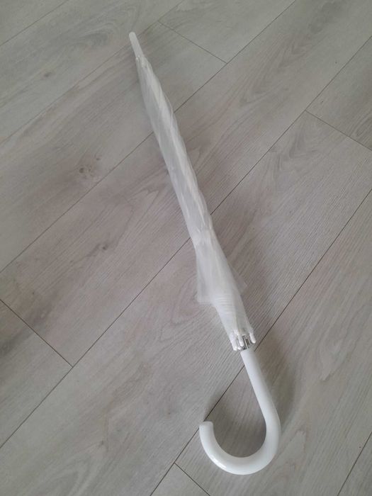 Parasol przezroczysty ślubny [duży 1m szerokości]