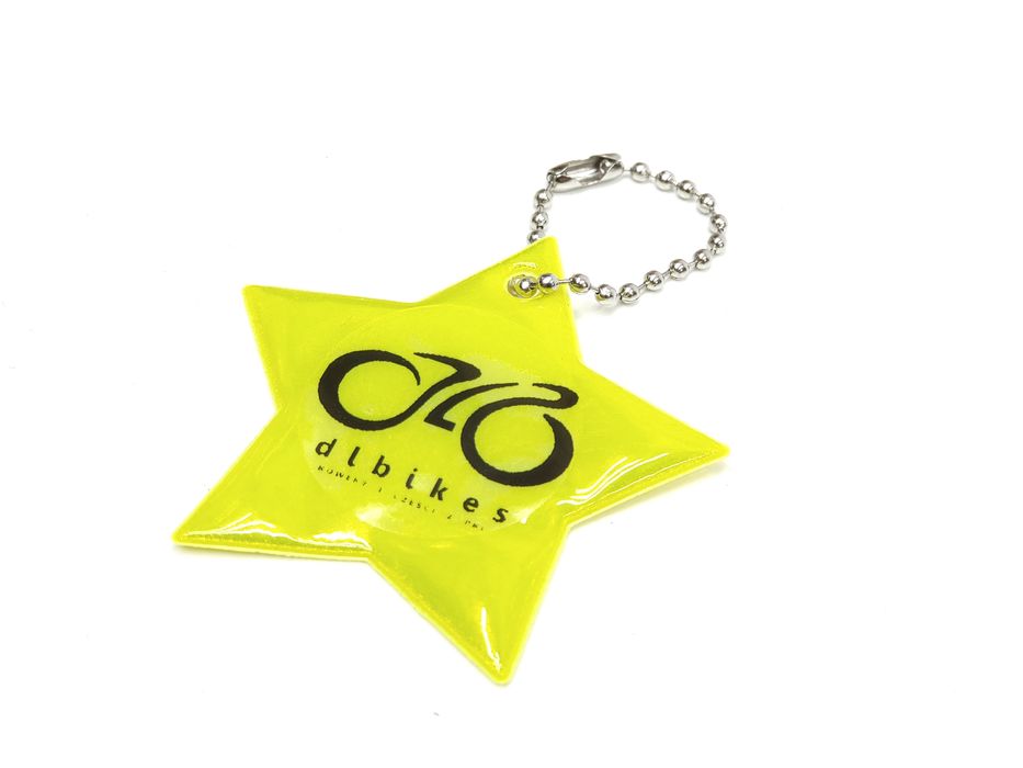 NOWY Odblask breloczek przywieszka Oryginał DLBIKES do roweru plecaka