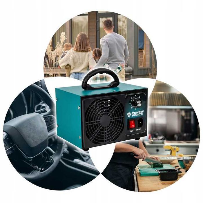 GENERATOR OZONU Oczyszczacz Powietrza Ozonator Domowy Klima Auto Firma