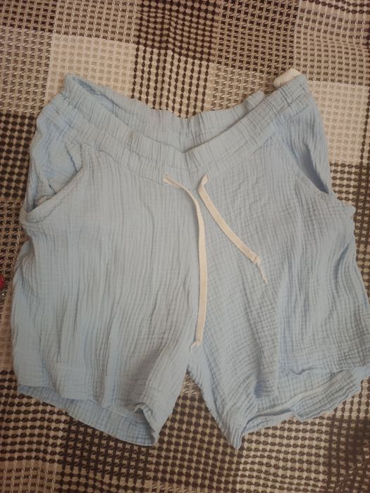 Муслиновый фирменный WOW MOM костюм для беременных 42 размер