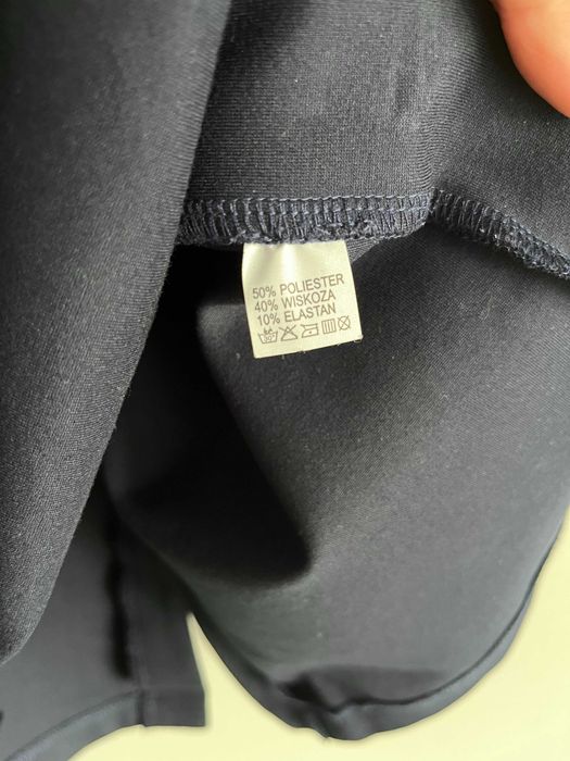 Sukienka żakietowa z paskiem granatowa  Plus size!
