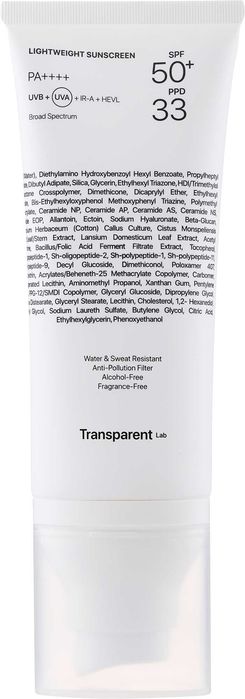 Легкий сонцезахисний крем Transparent Lab Lightweight Sunscreen SPF50+