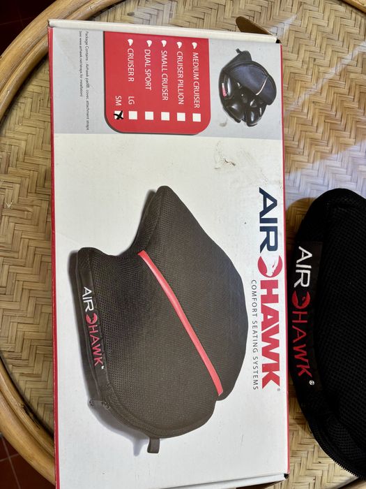 Almofada de assento de mota AirHawk Cruiser (R) pequena