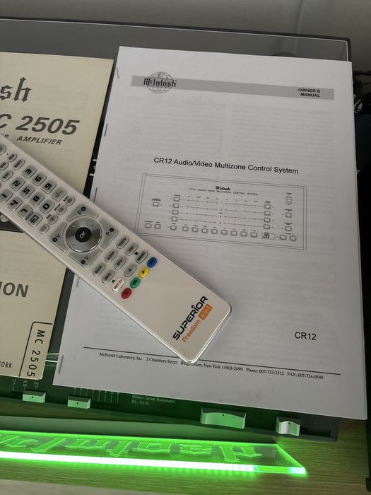 Przedwzmaczniacz z koncówką Mcitosh