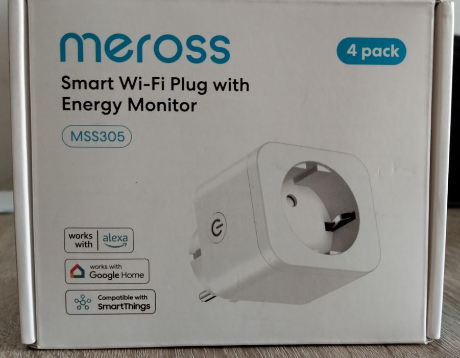 Meross, smart wi-fi plug with energy monitor