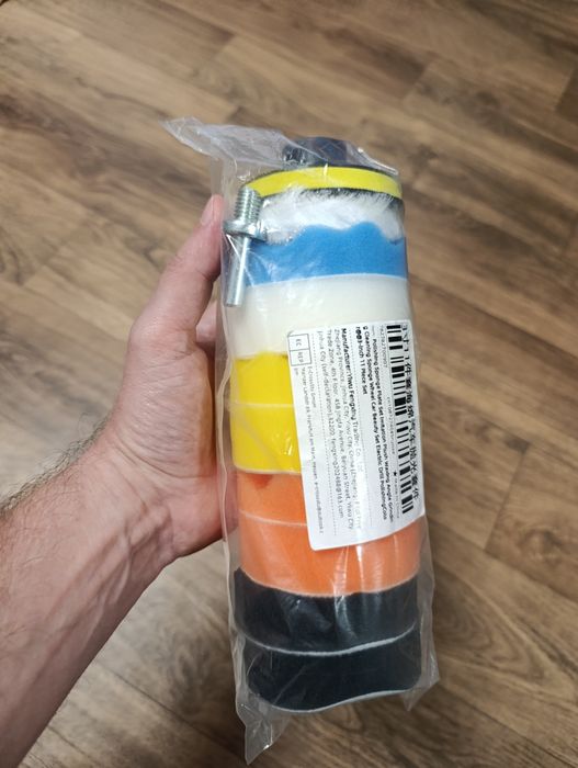 Набор кругов для полировки авто фар мебели и тд 11 элементов