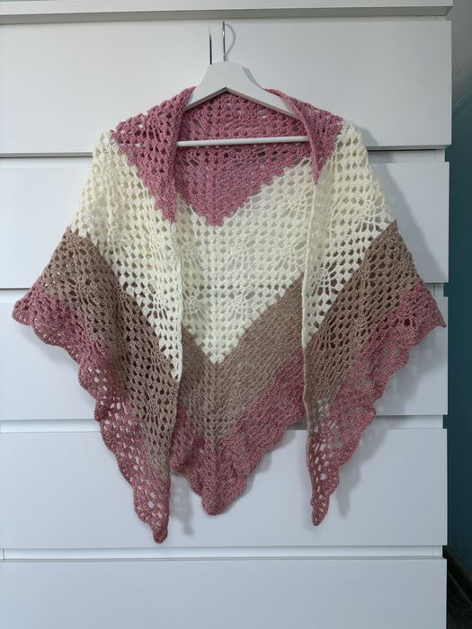 Chusta wełniana handmade nowa