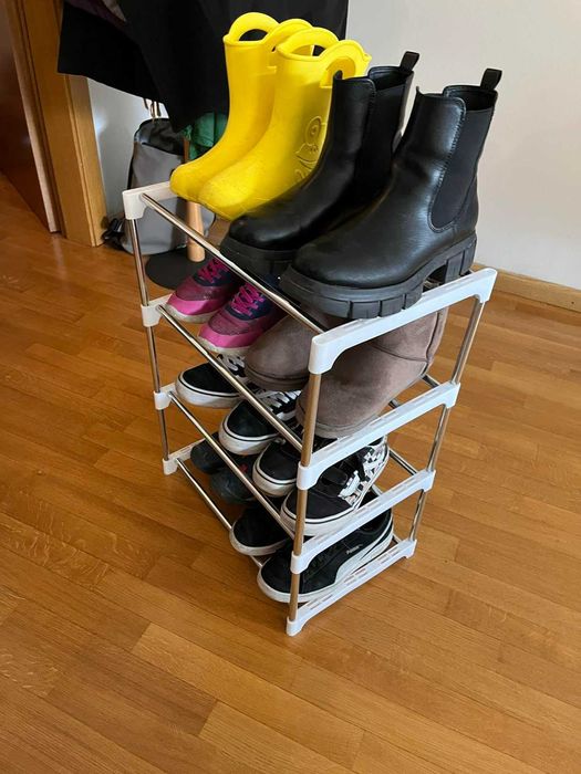 Pudełka z 4 poziomami dom przechowywanie metalowa