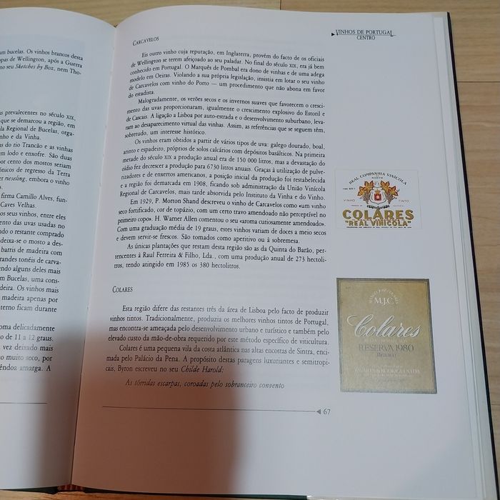Livro Vinhos de Portugal