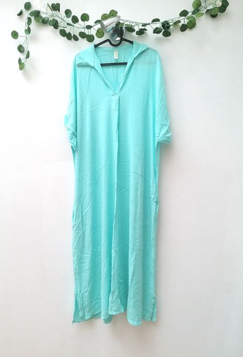 Vestido Maxi Azul Claro