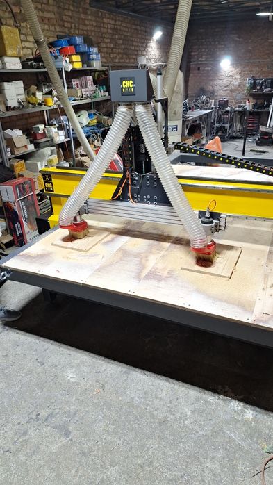 Великий Фрезер ЧПУ! 2 шпінделі 2.2