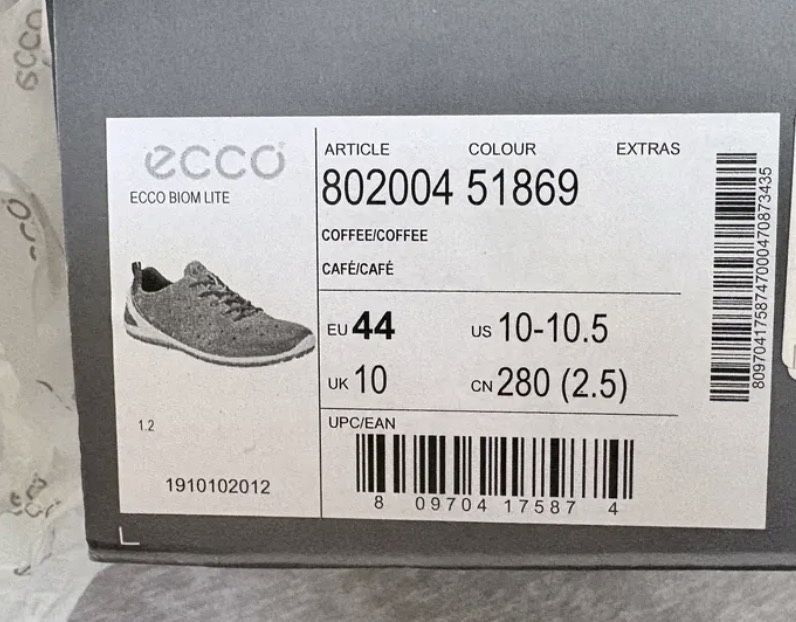 Кросівки Ecco Biom Lite p. 45 Кроссовки Fjuel Energy Aex Оригінал Нові