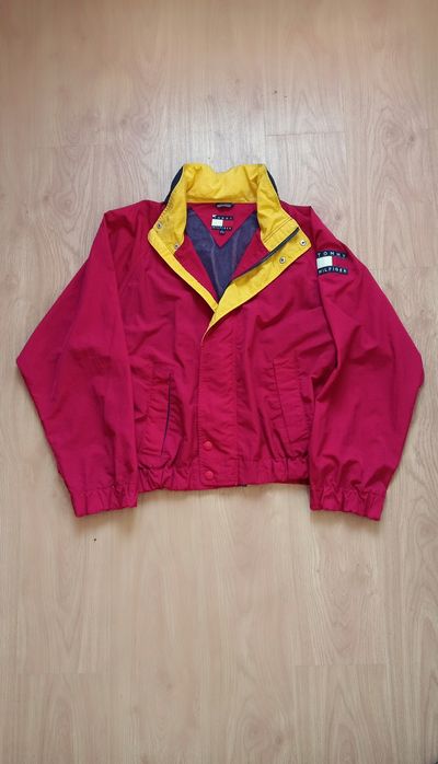 Casaco Vintage Tommy Hilfiger Windbreaker Harrington Jacket Y2K Retro