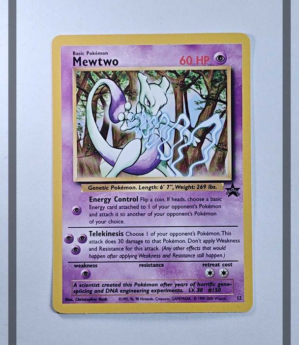 Mewtwo WP12 Promo Pokemon ENG-NM