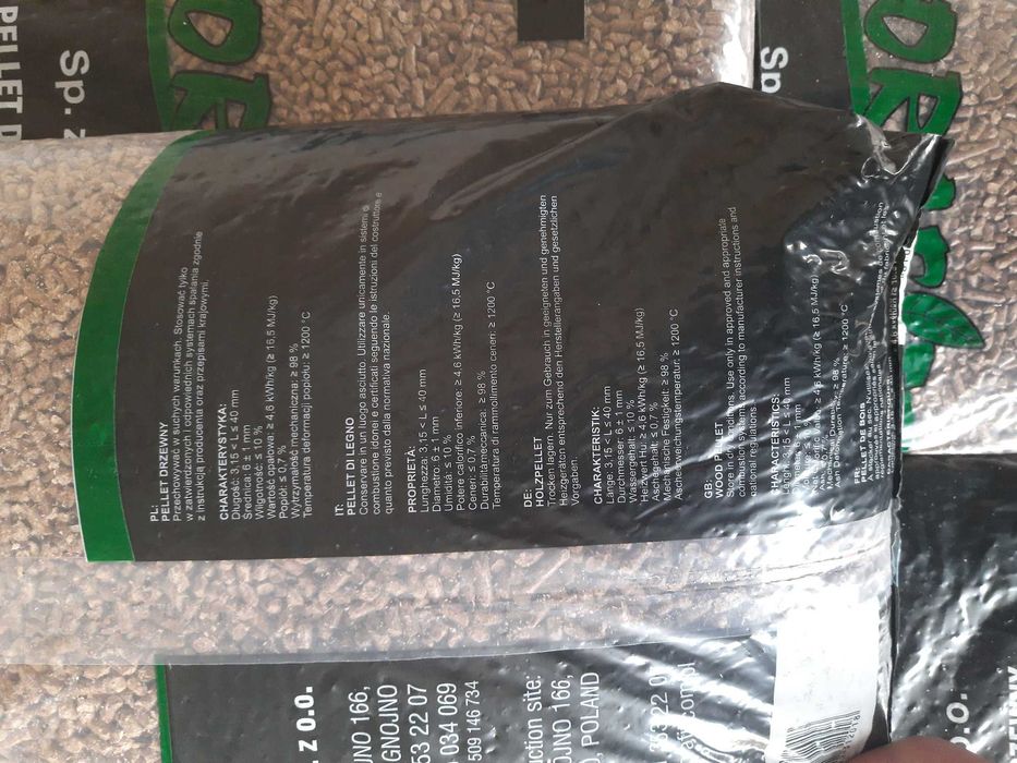 Pellet od producenta Ekorafit A1 ENplus 2150zł tona. HURT/DETAL