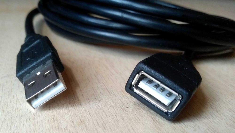 Шнур удлинитель USB (папа - мама) 2,6 метра