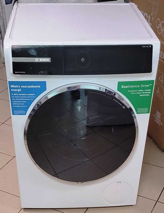 Pralka Bosch Serie 8 WGB2540EPL Funkcje AI 10kg 1400obr/min Zdalne sterowanie