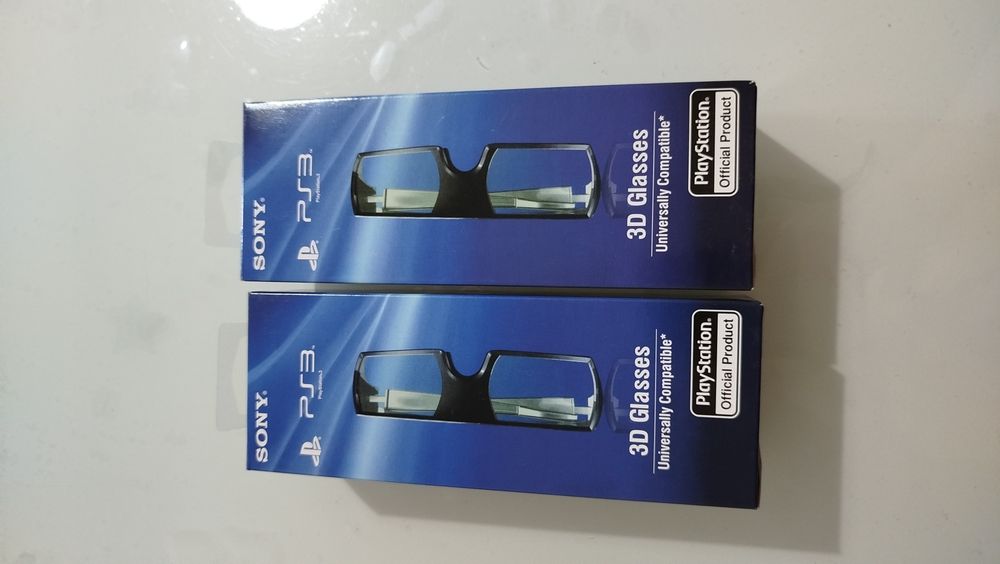 2 Pares de Óculos 3D Sony Playstation Novos
