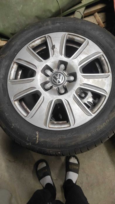 Felgi z oponami 5x112 205/55R16 VW Skoda Audi Seat