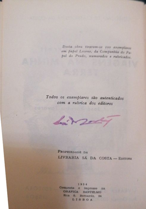 Viagens na Minha Terra (1954) – Ed. Luxo Limitada (Papel de Leorne)