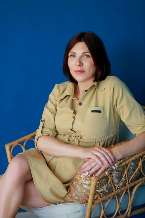 Джинсова сукня для вагітної, 48, М