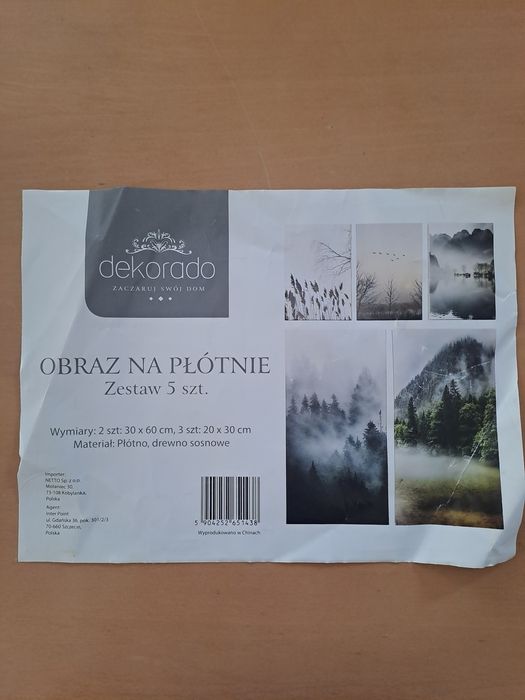 Zestaw obrazów na płótnie Nowe