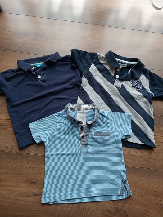 Koszulka polo zestaw 3 szt rozmiar 86