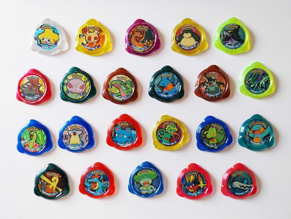 22 tazos POKEMON KRAKS | Panini lote ou venda a vulso