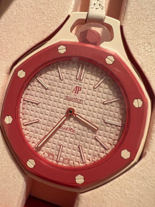 Zegarek Royal Pop Swatch&Audemars Piguet Różowy