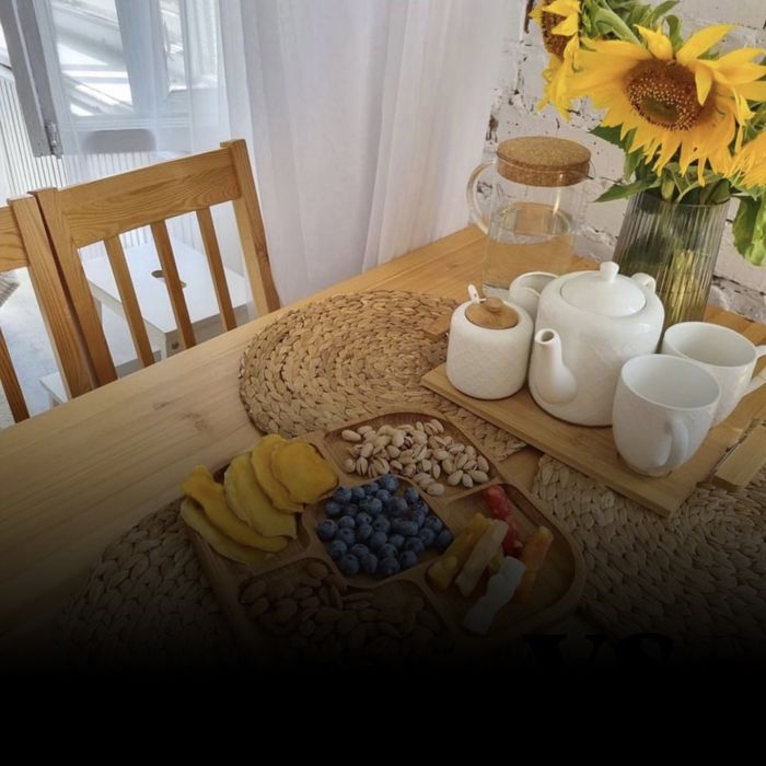 Дерев‘яна менажниця ручної роботи [БЕЗКОШТОВНА ДОСТАВКА]