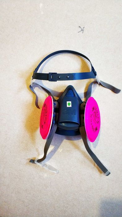 Респиратор Полумаска Маска 3М 7502 с фильтрами 2091. 3m. распиратор