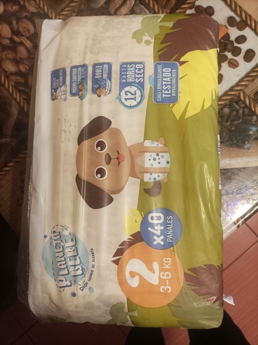 Подгузники р-р 2 (3-6 кг) Planeta Beby 40 шт., Panales fraldas (р-р 3)