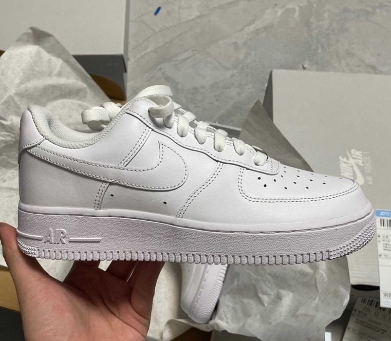 Buty sportowe Nike_Air_Force_1_Low_07_White_Gum Rozmiar R.38