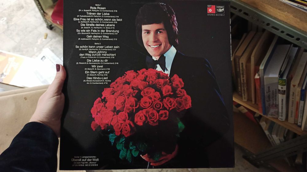 Disco Vinil "Rote Rosen", Freddy Breck