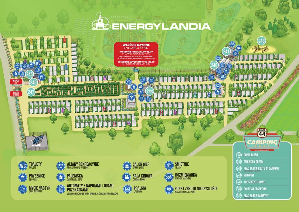 Route 44 Camping – nocleg najbliżej Energylandii!