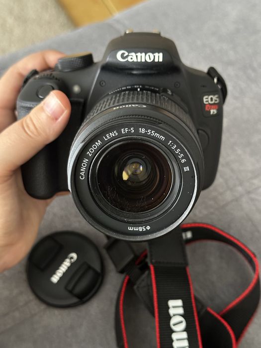 Canon EOS 1200D (Rebel T5) + Objetiva 18-55mm | Excelente Estado