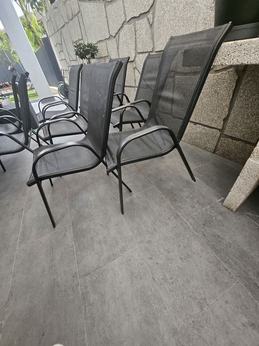 8 Cadeiras Jardim