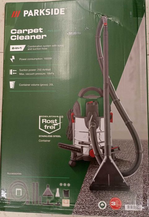 NOWY odkurzacz piorący, Parkside  PWS 20 F5 1600W