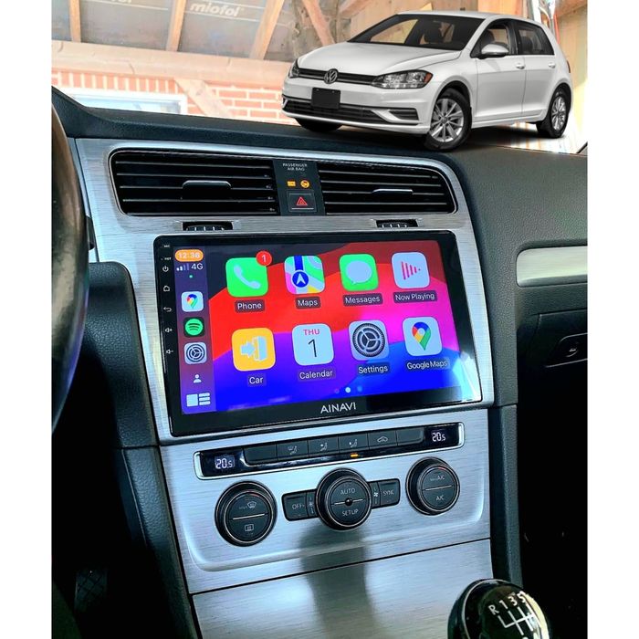 Rádio VW Golf 7 Android 14 com GPS (Novo)