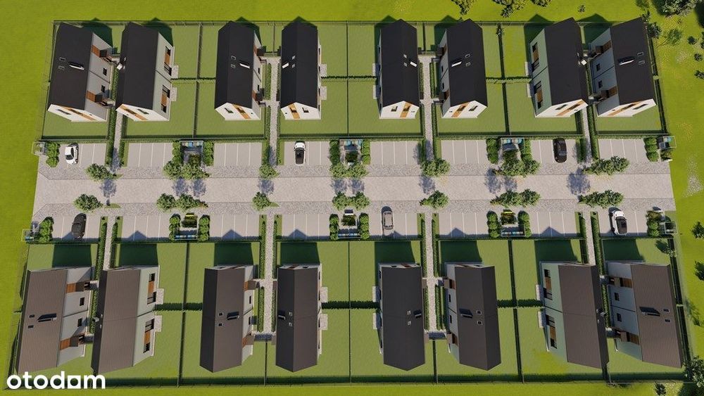 Ostatnie domy 82m2 - Media miejskie, ogród, strych, 2x parking